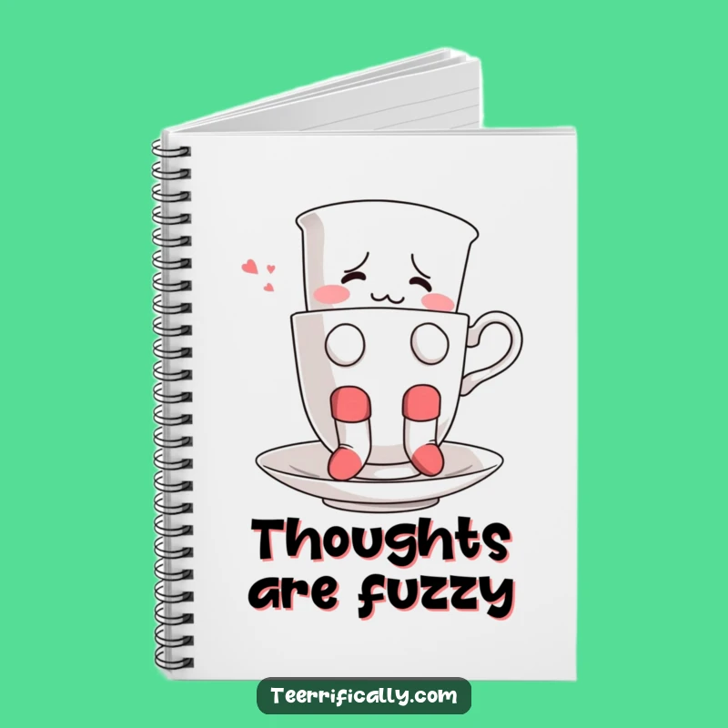Funny Teacup Notepad: Jot Down Odd Thoughts, Perfect Funny Gift for Dreamers!