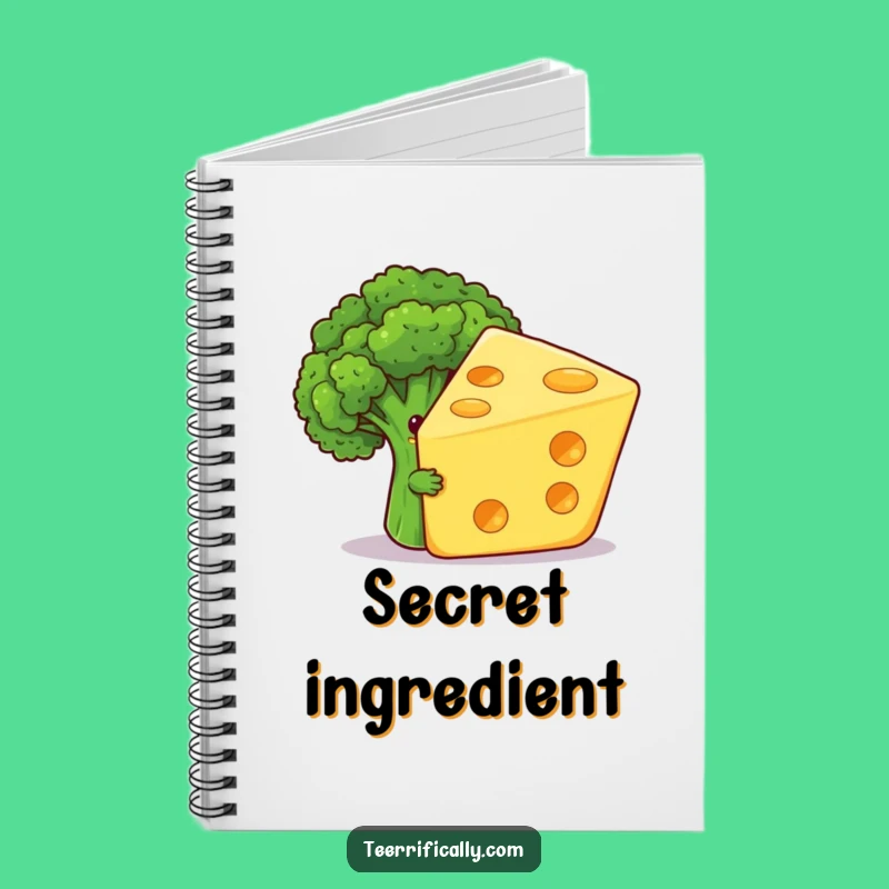 Funny Veggie Notebook: Shy Broccoli Cheese Pages, Perfect Humorous Gift