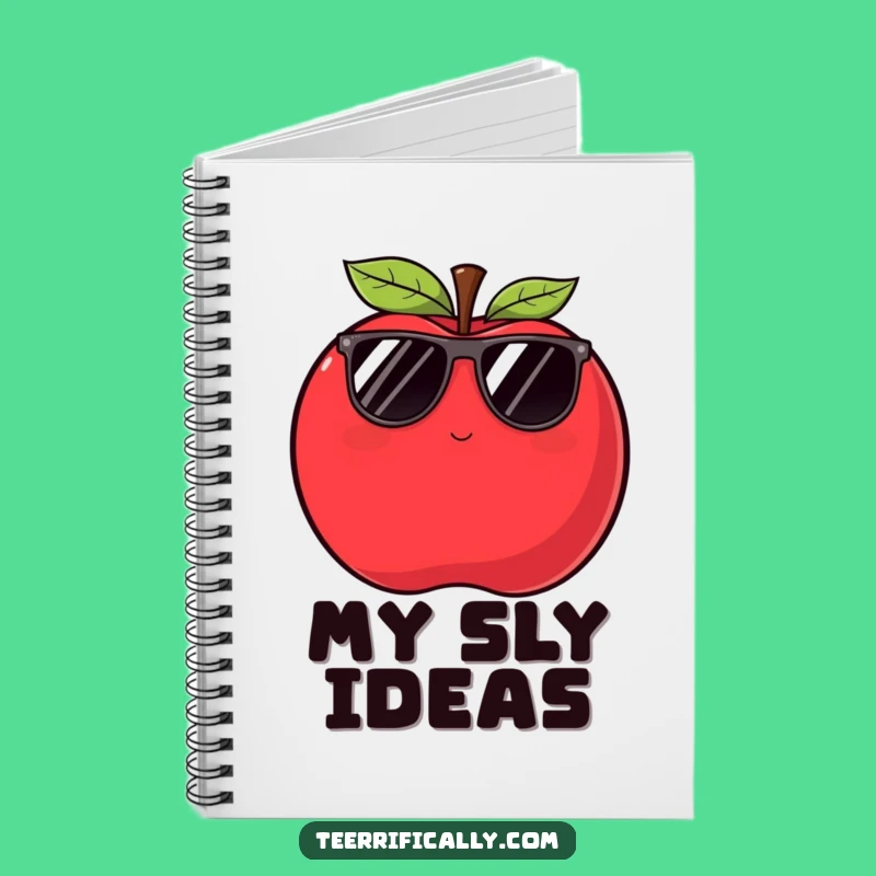 Funny Apple Cool Notebook: Hilarious Gift for Sly Note-Takers