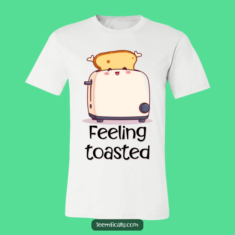 Funny Excited Toast T-Shirt - Hilarious Breakfast Jumper Tee