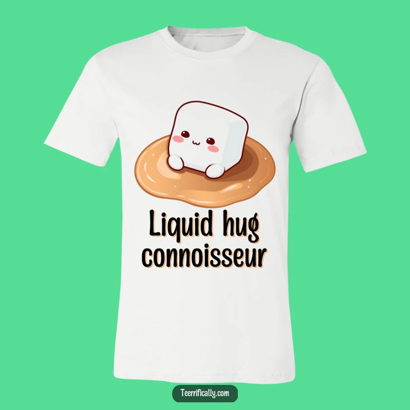 Funny Marshmallow Hot Cocoa T-Shirt: Relaxing Floaty Design, Comfy & Humorous Wear
