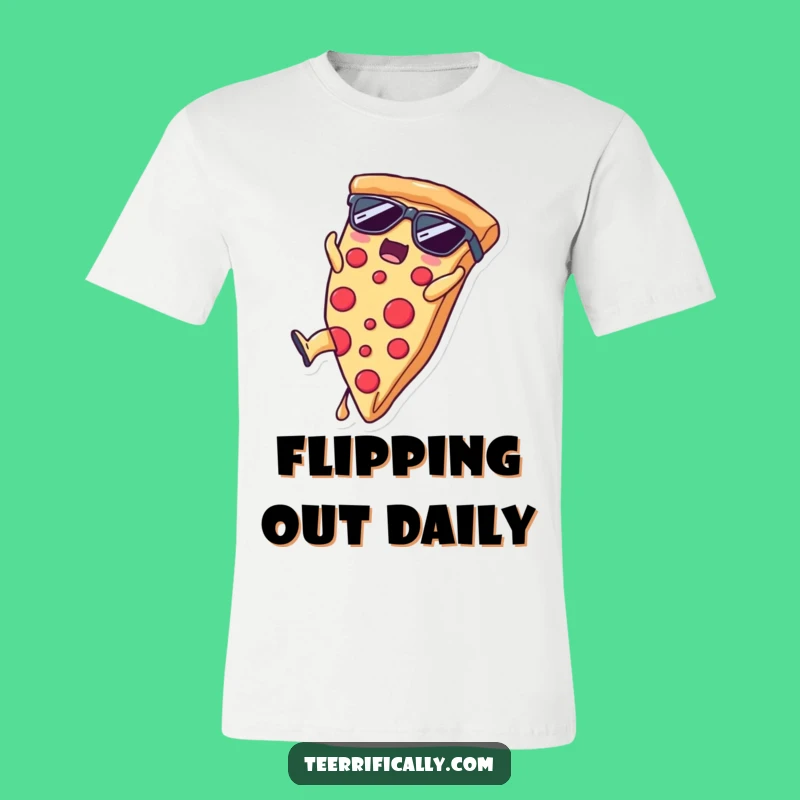 Funny Pizza Somersault T-Shirt: Coolest Apparel for a Hilarious Gift