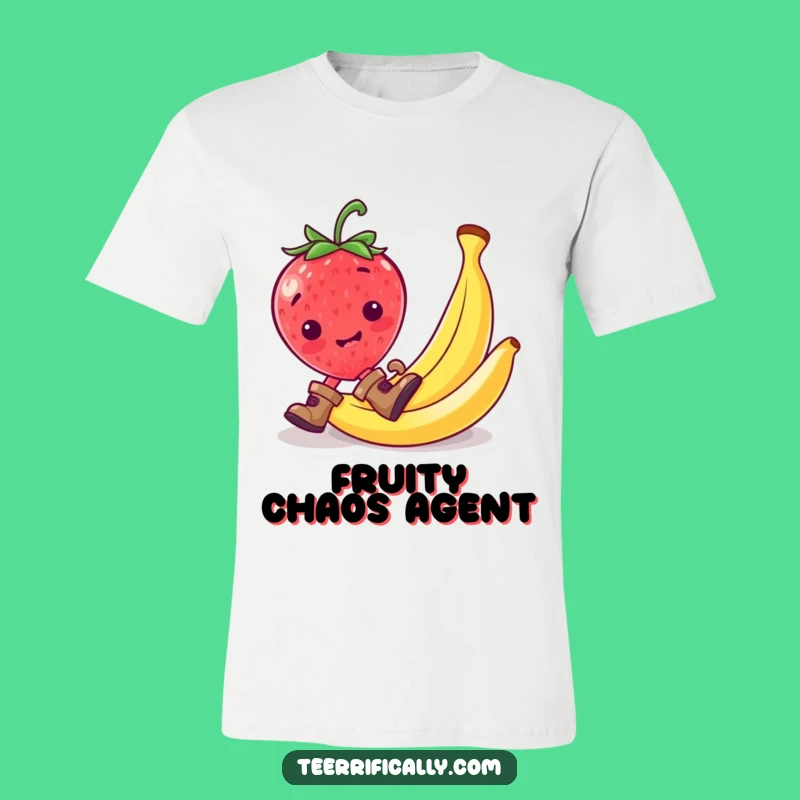 Funny Strawberry Slip T-Shirt: Wearable Prank and Fruity Humor