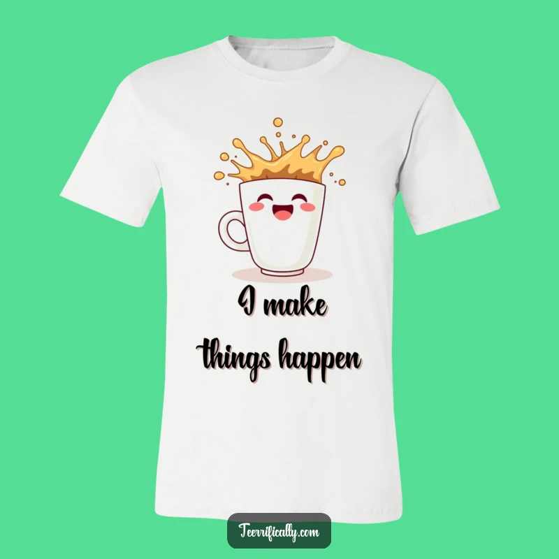 Funny Coffee Lover T-Shirt: Hilarious Splash Gift for Enthusiasts