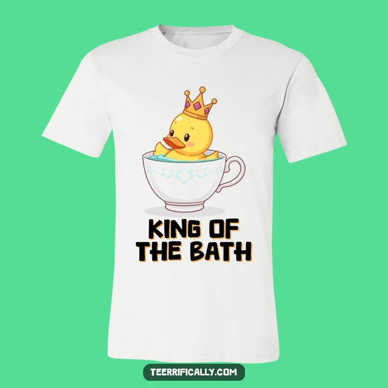Funny Royal Rubber Duck T-Shirt: Whimsical Apparel for a Great Gift