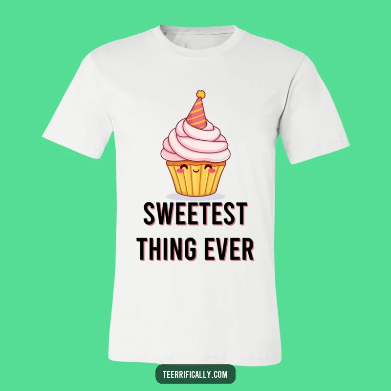 Funny Proud Cupcake T-Shirt: Wear Your Celebration with Festive Character Style
