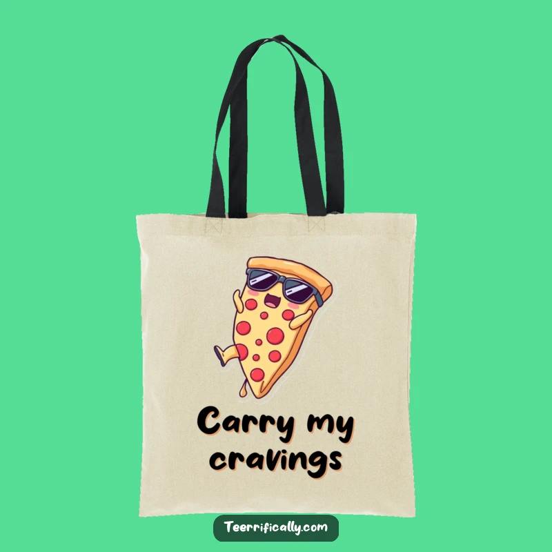 Funny Pizza Somersault Tote Bag: Your Hilarious Carry-All Gift
