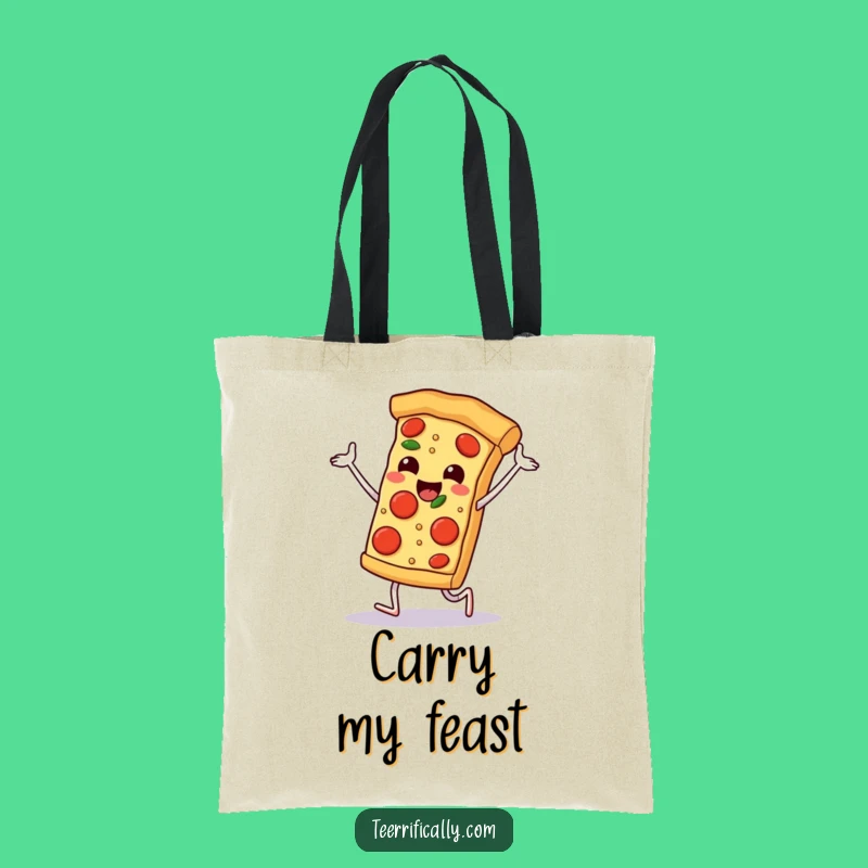 Funny Pizza Tote Bag: Carry Your Essentials with Joyful Foodie Style