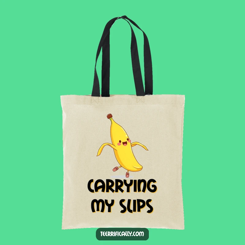 Funny Banana Peel Pirouette Tote Bag - Carry Your Chuckles