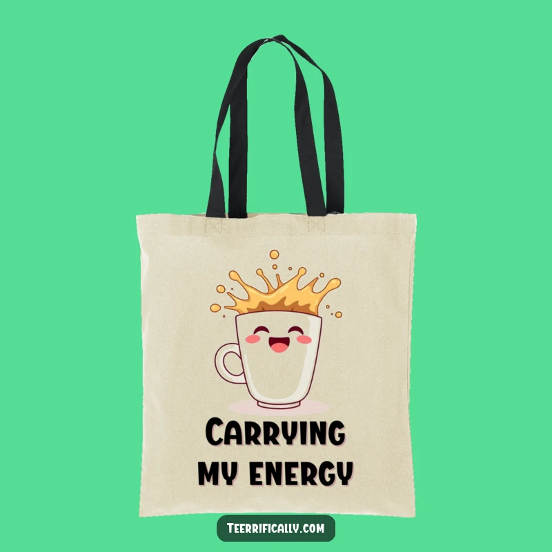 Funny Coffee Tote Bag: Hilarious Gift for Enthusiastic Carriers