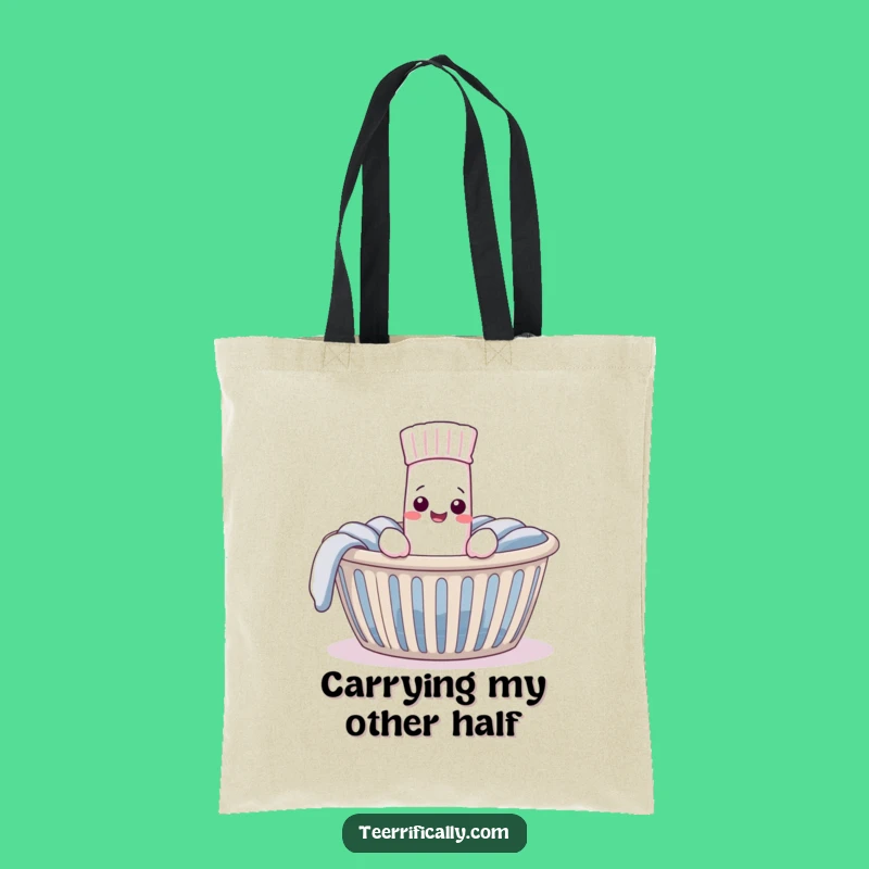 Funny Lost Sock Tote Bag: Carry Your Pair, Your Perfect Funny Gift for Shoppers!