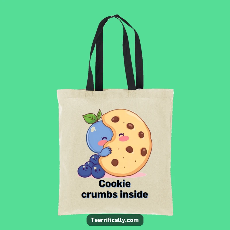Funny Shy Blueberry Tote Bag - Carry Your Cute Style, Perfect Adorable Funny Gift